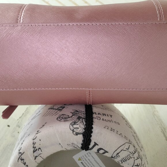 NWT JOY MANGANO  E*LITE TRAVEL COLLECTION LEATHER TOTE with RFID PROTECTION - Picture 7 of 8